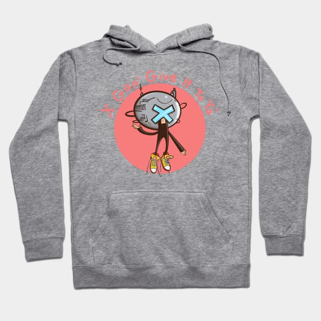 X Gon’ Give It To Ya Hoodie by SaddestFactory